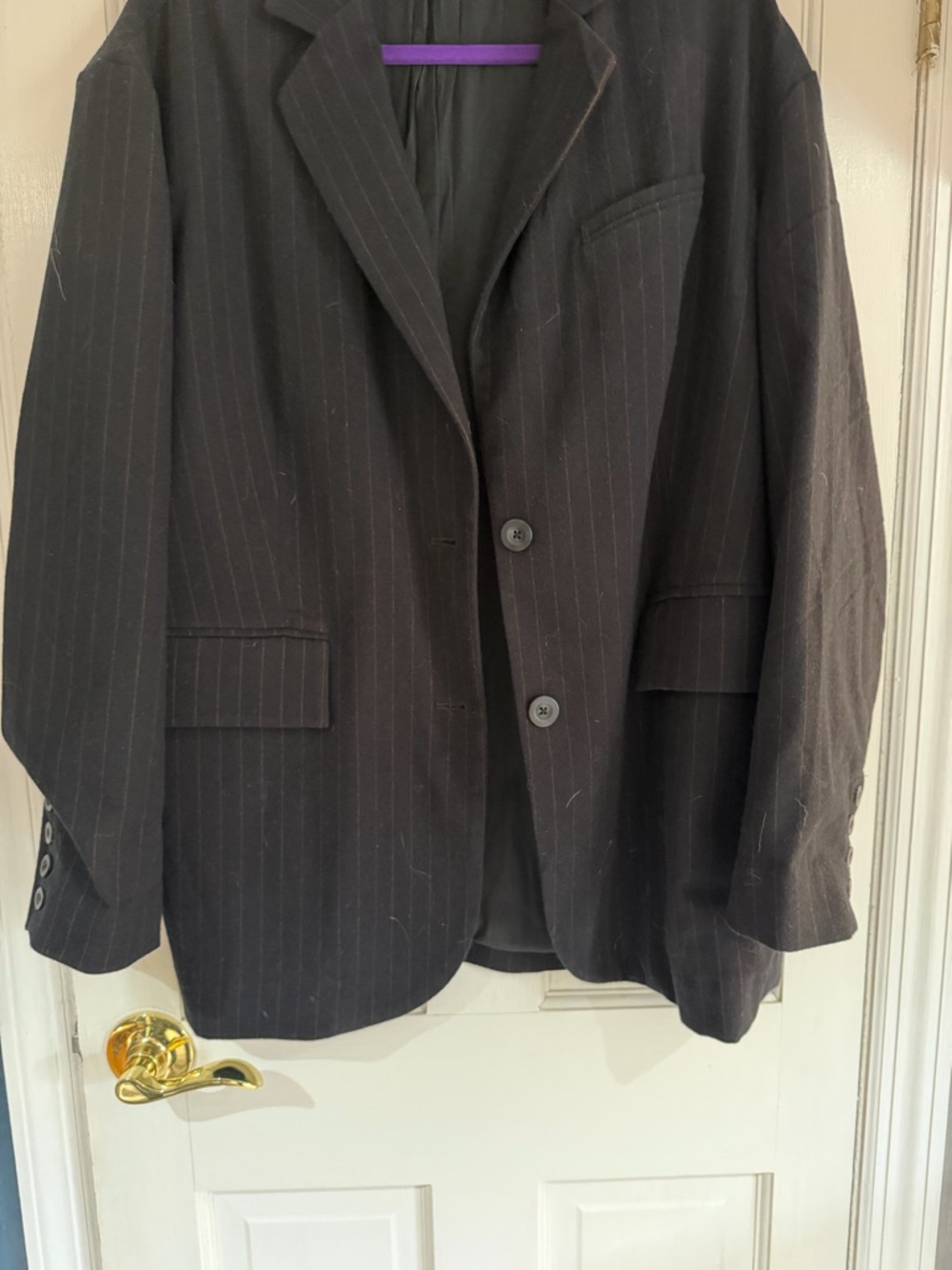 Free People Reggie Pinstripe Oversized Blazer/sz L/NWOT - Picture 6 of 8